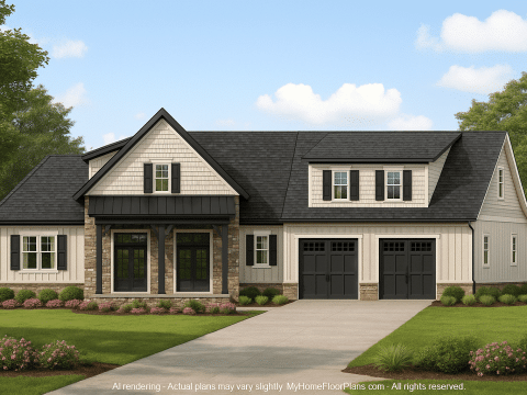 IMPORTANT Make the house as realistic as possible, landscape orientation, and display entire house. Do not cut off right or left side of house!