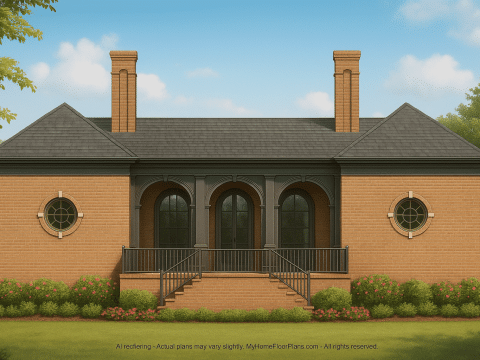 IMPORTANT Make the house as realistic as possible, landscape orientation, and display entire house. Do not cut off right or left side of house!