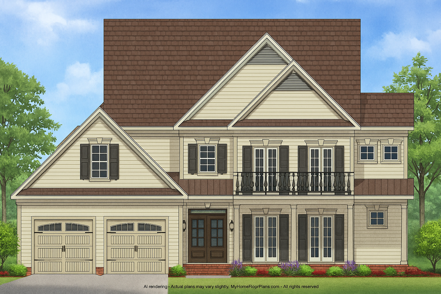 IMPORTANT Make the house as realistic as possible, landscape orientation, and display entire house. Do not cut off right or left side of house!
