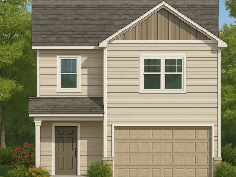 IMPORTANT Make the house as realistic as possible, landscape orientation, and display entire house. Do not cut off right or left side of house!
