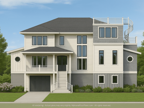 IMPORTANT Make the house as realistic as possible, landscape orientation, and display entire house. Do not cut off right or left side of house!
