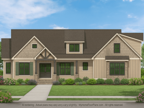 IMPORTANT Make the house as realistic as possible, landscape orientation, and display entire house. Do not cut off right or left side of house!