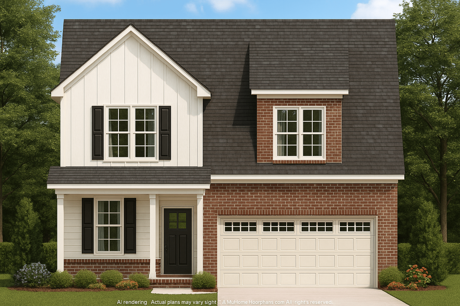 IMPORTANT Make the house as realistic as possible, landscape orientation, and display entire house. Do not cut off right or left side of house!