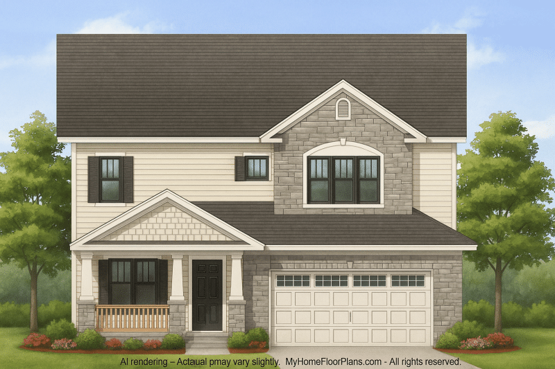 IMPORTANT Make the house as realistic as possible, landscape orientation, and display entire house. Do not cut off right or left side of house!