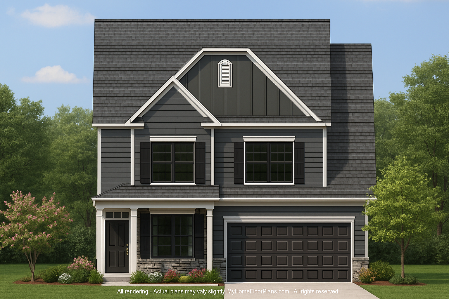 **IMPORTANT** Make the house as realistic as possible, landscape orientation, and display entire house. Do not cut off right or left side of house!