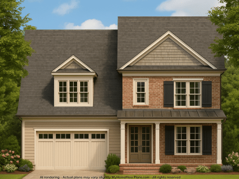 IMPORTANT Make the house as realistic as possible, landscape orientation, and display entire house. Do not cut off right or left side of house!