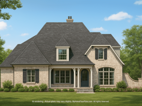 IMPORTANT Make the house as realistic as possible, landscape orientation, and display entire house. Do not cut off right or left side of house!