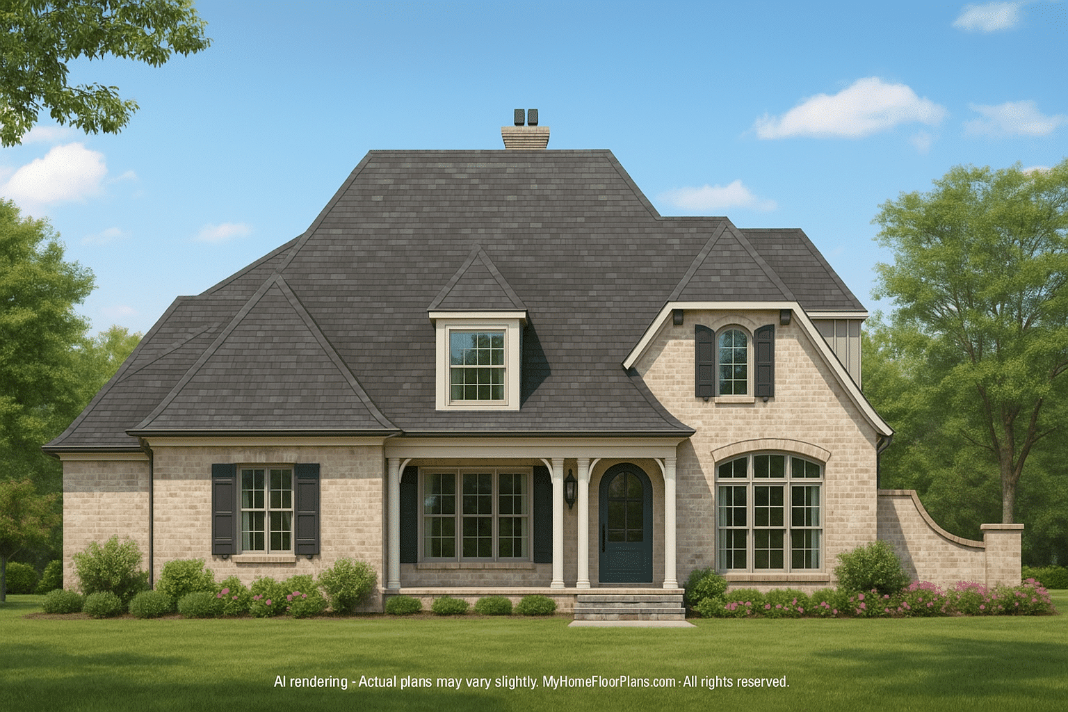 IMPORTANT Make the house as realistic as possible, landscape orientation, and display entire house. Do not cut off right or left side of house!