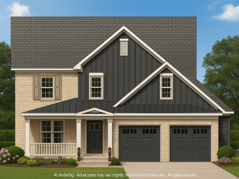 IMPORTANT Make the house as realistic as possible, landscape orientation, and display entire house. Do not cut off right or left side of house!