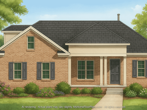 IMPORTANT Make the house as realistic as possible, landscape orientation, and display entire house. Do not cut off right or left side of house!