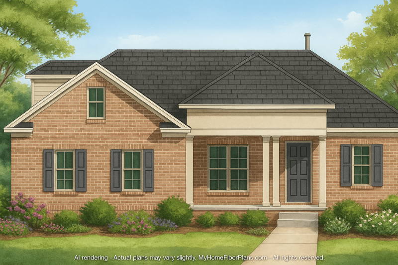 IMPORTANT Make the house as realistic as possible, landscape orientation, and display entire house. Do not cut off right or left side of house!