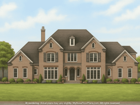 IMPORTANT Make the house as realistic as possible, landscape orientation, and display entire house. Do not cut off right or left side of house!