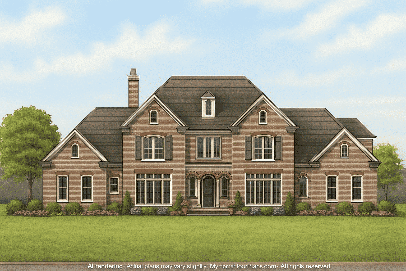 IMPORTANT Make the house as realistic as possible, landscape orientation, and display entire house. Do not cut off right or left side of house!