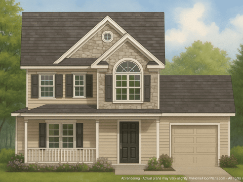 IMPORTANT Make the house as realistic as possible, landscape orientation, and display entire house. Do not cut off right or left side of house!