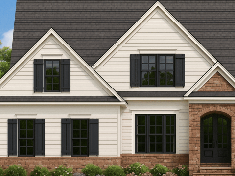 IMPORTANT Make the house as realistic as possible, landscape orientation, and display entire house. Do not cut off right or left side of house!