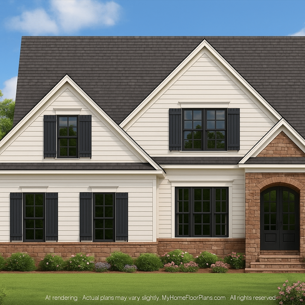 IMPORTANT Make the house as realistic as possible, landscape orientation, and display entire house. Do not cut off right or left side of house!