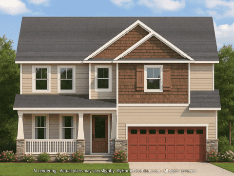 IMPORTANT Make the house as realistic as possible, landscape orientation, and display entire house. Do not cut off right or left side of house!
