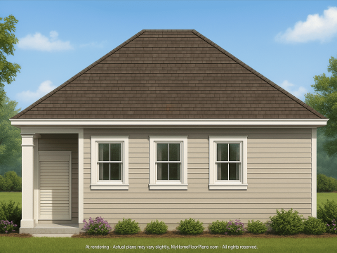 IMPORTANT Make the house as realistic as possible, landscape orientation, and display entire house. Do not cut off right or left side of house!