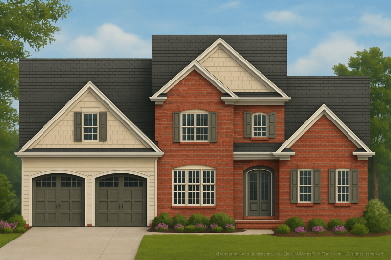 IMPORTANT Make the house as realistic as possible, landscape orientation, and display entire house. Do not cut off right or left side of house!