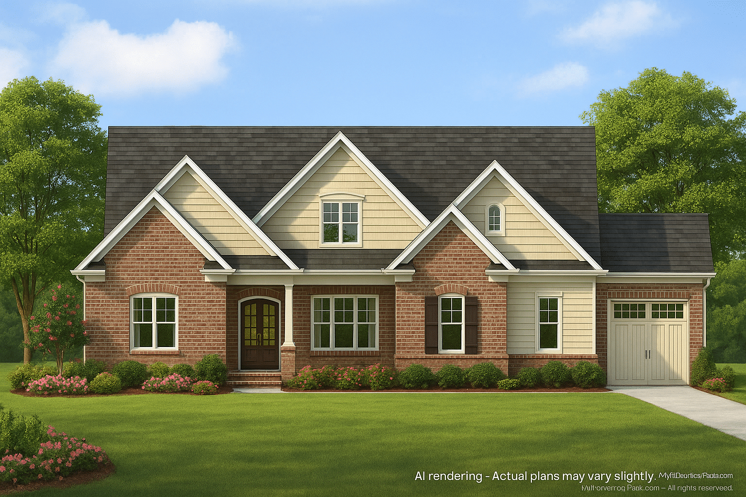 IMPORTANT Make the house as realistic as possible, landscape orientation, and display entire house. Do not cut off right or left side of house!
