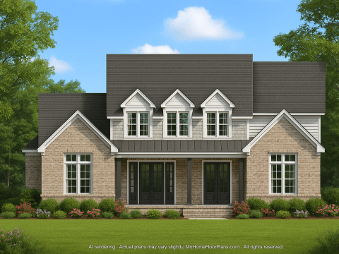 IMPORTANT Make the house as realistic as possible, landscape orientation, and display entire house. Do not cut off right or left side of house!