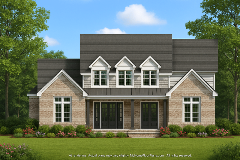 IMPORTANT Make the house as realistic as possible, landscape orientation, and display entire house. Do not cut off right or left side of house!