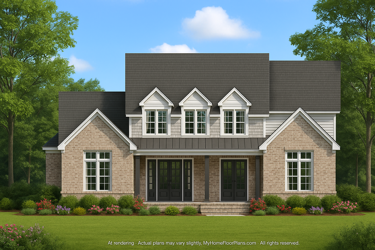 IMPORTANT Make the house as realistic as possible, landscape orientation, and display entire house. Do not cut off right or left side of house!