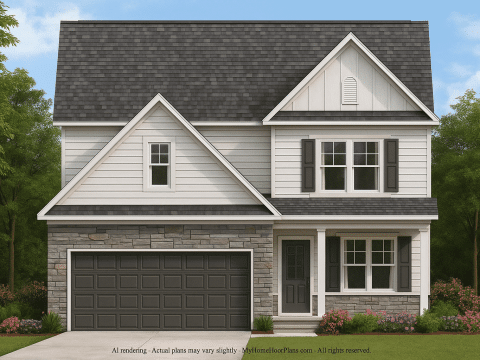 IMPORTANT Make the house as realistic as possible, landscape orientation, and display entire house. Do not cut off right or left side of house!