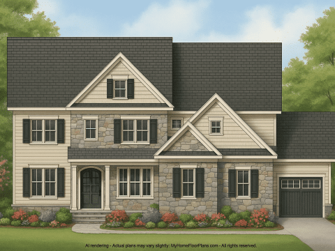 IMPORTANT Make the house as realistic as possible, landscape orientation, and display entire house. Do not cut off right or left side of house!