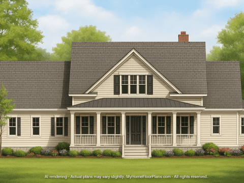 IMPORTANT Make the house as realistic as possible, landscape orientation, and display entire house. Do not cut off right or left side of house!