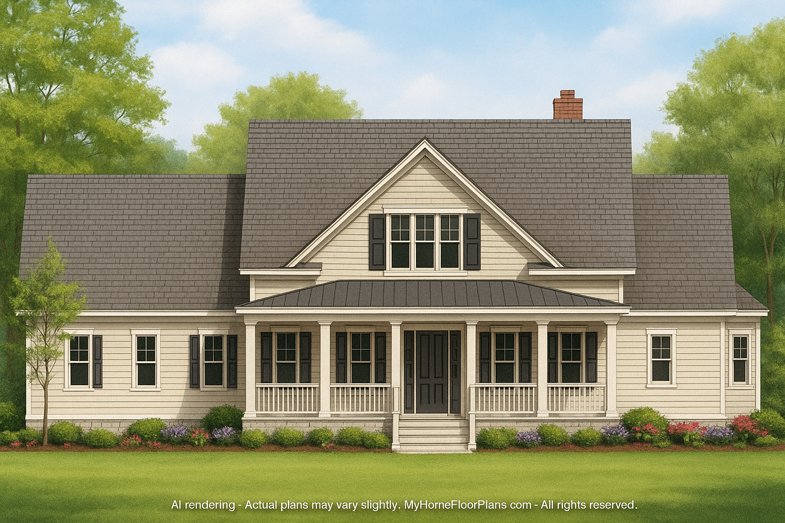 IMPORTANT Make the house as realistic as possible, landscape orientation, and display entire house. Do not cut off right or left side of house!