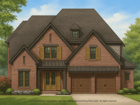 IMPORTANT Make the house as realistic as possible, landscape orientation, and display entire house. Do not cut off right or left side of house!