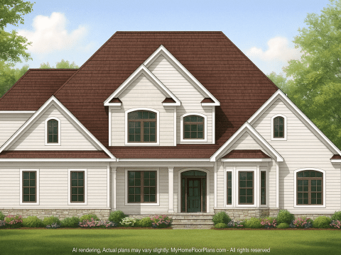 IMPORTANT Make the house as realistic as possible, landscape orientation, and display entire house. Do not cut off right or left side of house!