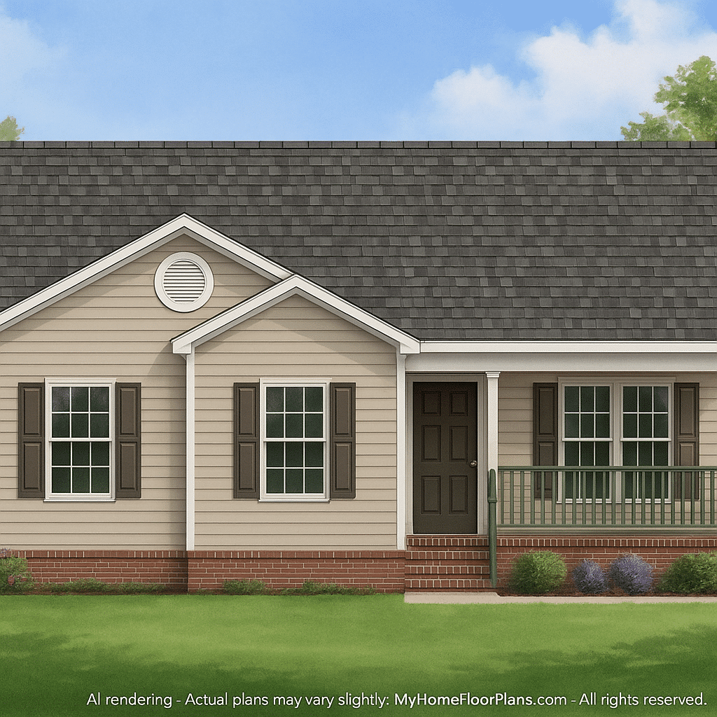 IMPORTANT Make the house as realistic as possible, landscape orientation, and display entire house. Do not cut off right or left side of house!