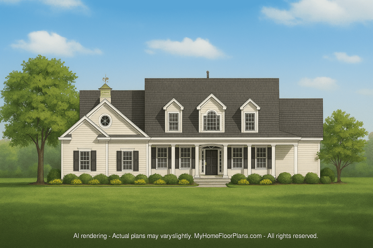 **IMPORTANT** Make the house as realistic as possible, landscape orientation, and display entire house. Do not cut off right or left side of house!