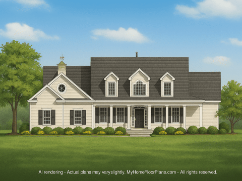 **IMPORTANT** Make the house as realistic as possible, landscape orientation, and display entire house. Do not cut off right or left side of house!