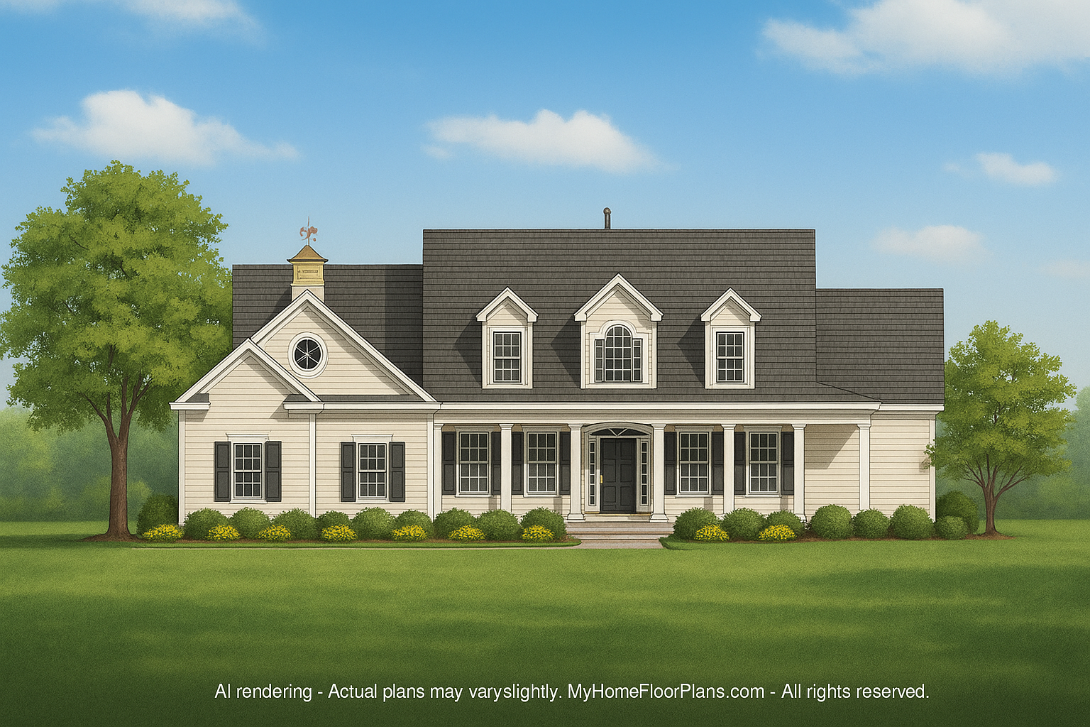 **IMPORTANT** Make the house as realistic as possible, landscape orientation, and display entire house. Do not cut off right or left side of house!