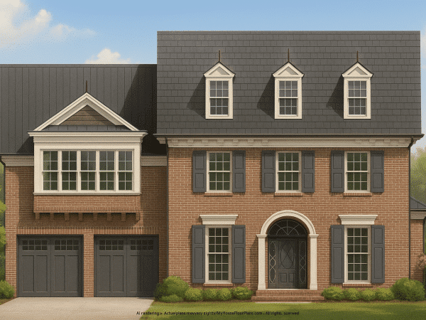 IMPORTANT Make the house as realistic as possible, landscape orientation, and display entire house. Do not cut off right or left side of house!