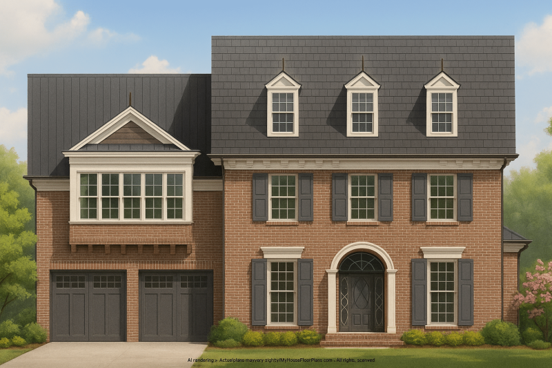 IMPORTANT Make the house as realistic as possible, landscape orientation, and display entire house. Do not cut off right or left side of house!