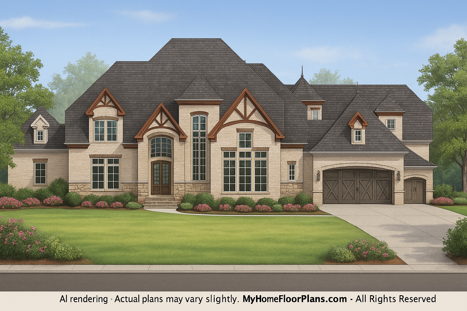 IMPORTANT Make the house as realistic as possible, landscape orientation, and display entire house. Do not cut off right or left side of house!