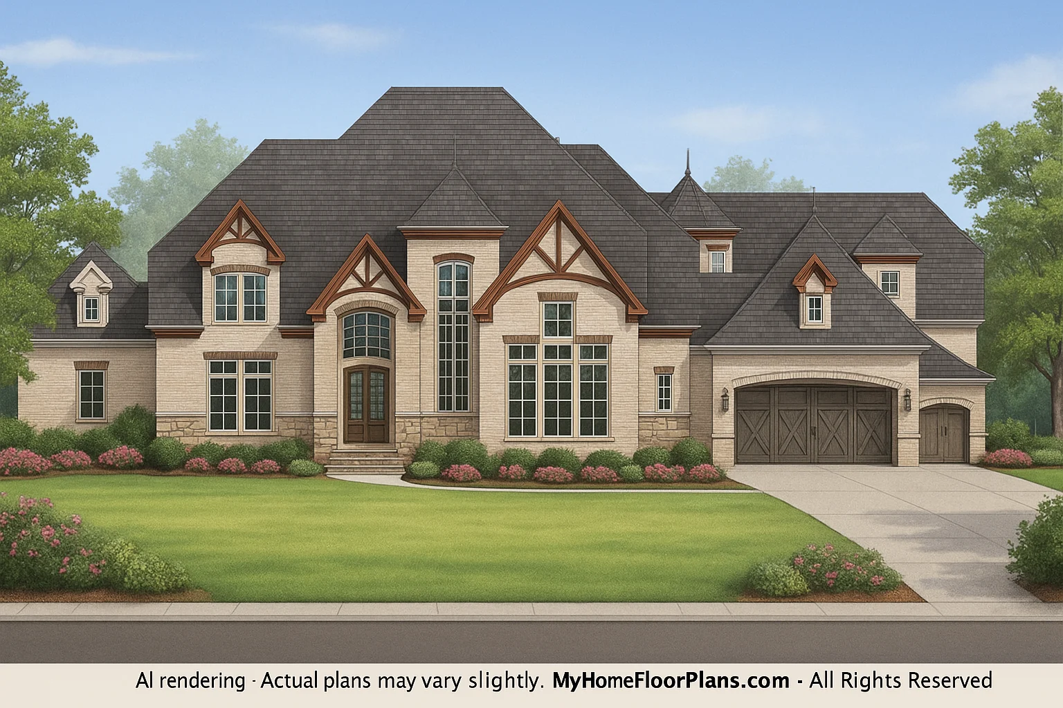 IMPORTANT Make the house as realistic as possible, landscape orientation, and display entire house. Do not cut off right or left side of house!