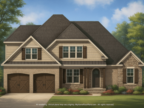 IMPORTANT Make the house as realistic as possible, landscape orientation, and display entire house. Do not cut off right or left side of house!