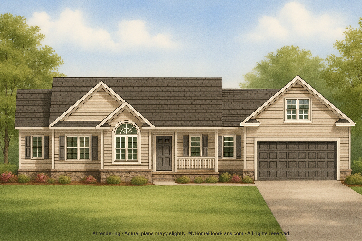 **IMPORTANT** Make the house as realistic as possible, landscape orientation, and display entire house. Do not cut off right or left side of house!