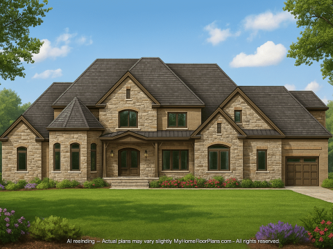 IMPORTANT Make the house as realistic as possible, landscape orientation, and display entire house. Do not cut off right or left side of house!
