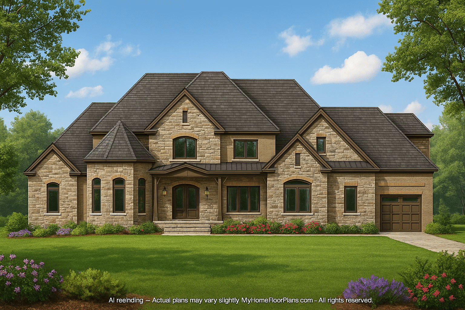 IMPORTANT Make the house as realistic as possible, landscape orientation, and display entire house. Do not cut off right or left side of house!