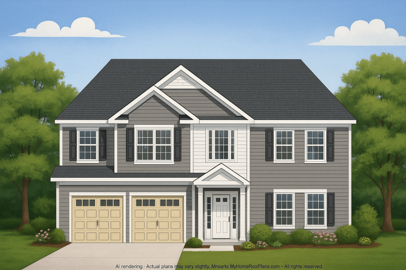 **IMPORTANT** Make the house as realistic as possible, landscape orientation, and display entire house. Do not cut off right or left side of house!