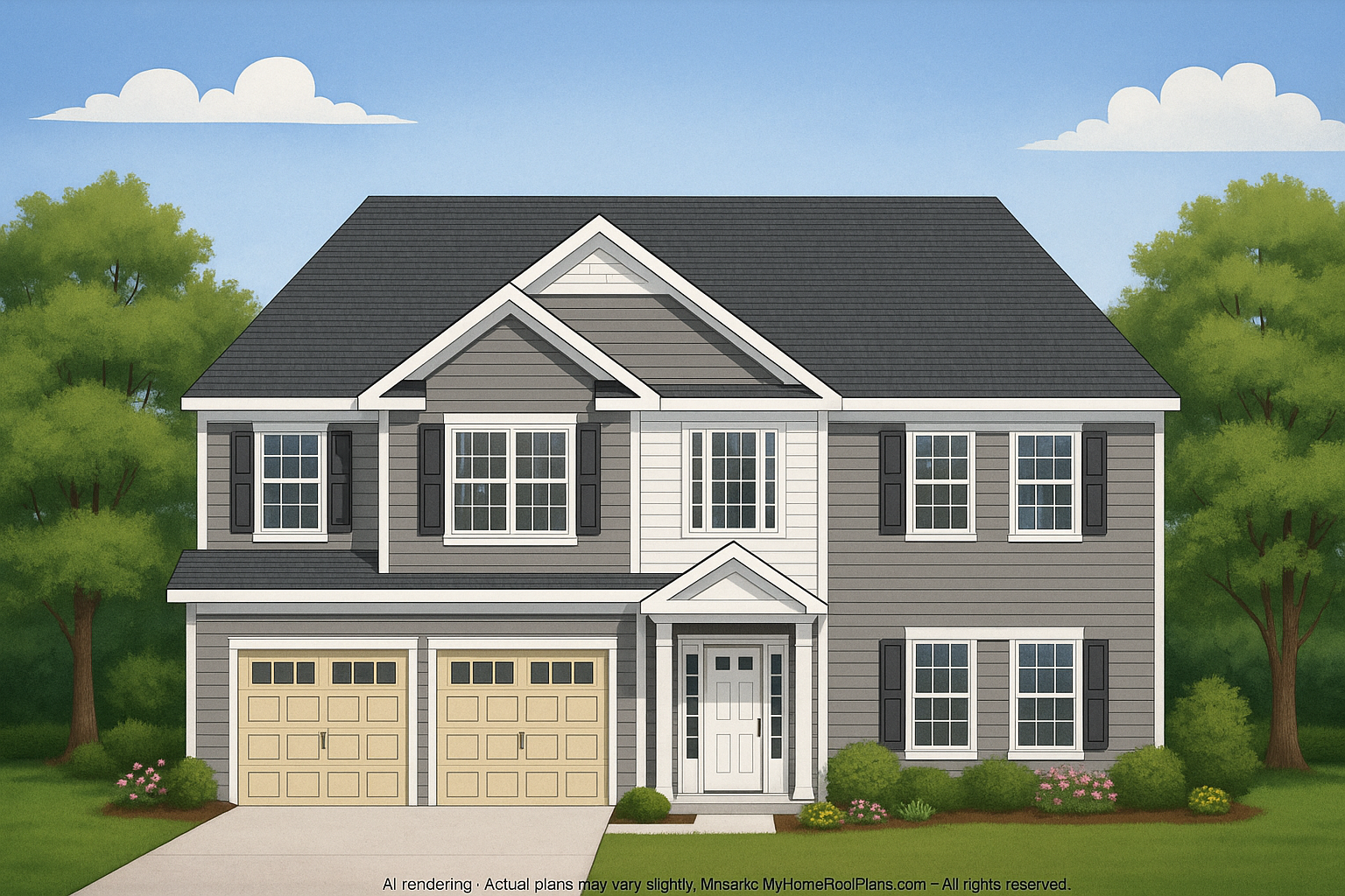 **IMPORTANT** Make the house as realistic as possible, landscape orientation, and display entire house. Do not cut off right or left side of house!