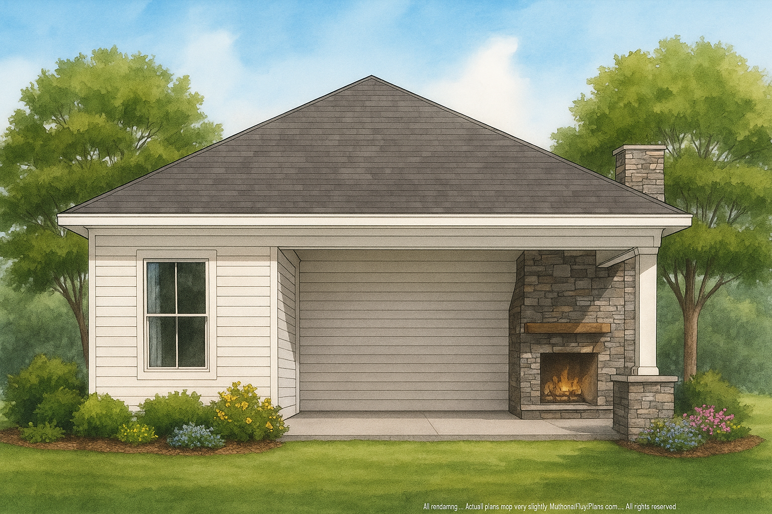 IMPORTANT Make the house as realistic as possible, landscape orientation, and display entire house. Do not cut off right or left side of house!