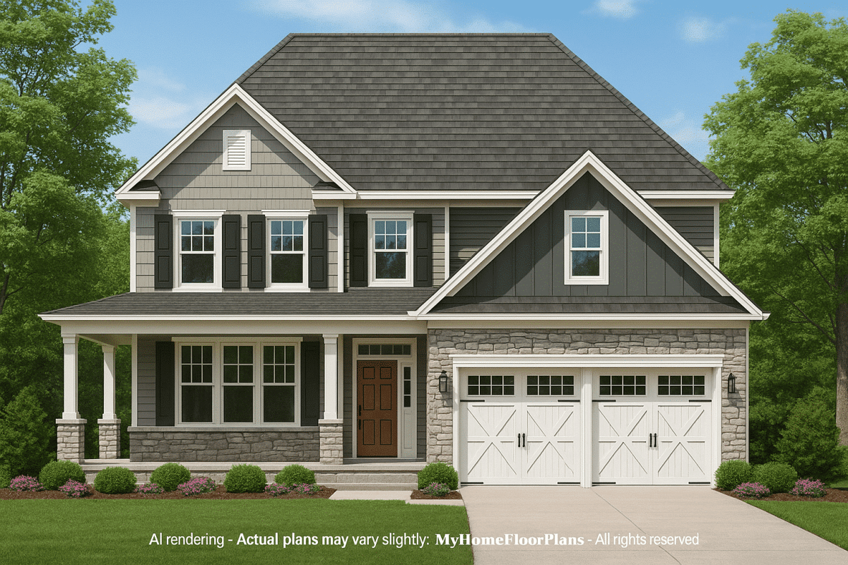 IMPORTANT Make the house as realistic as possible, landscape orientation, and display entire house. Do not off right or left side of house!