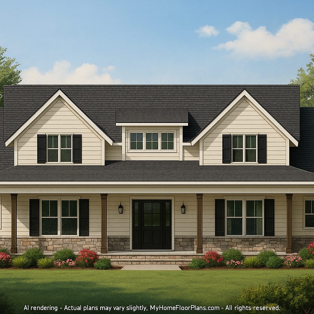 IMPORTANT Make the house as realistic as possible, landscape orientation, and display entire house. Do not off right or left side of house!
